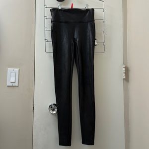 Spanx- XS faux leather leggings